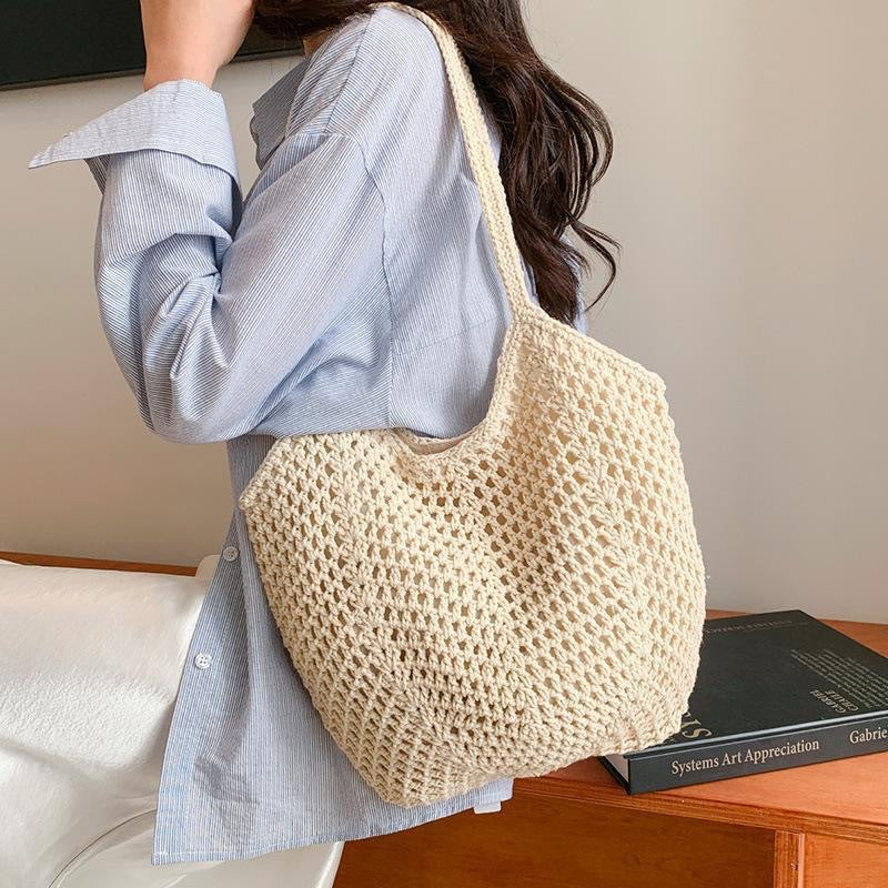 Beach Tote Bags, Bridesmaid Gift Bag, Crochet Beach Totes, Bachelorette Trip Gifts