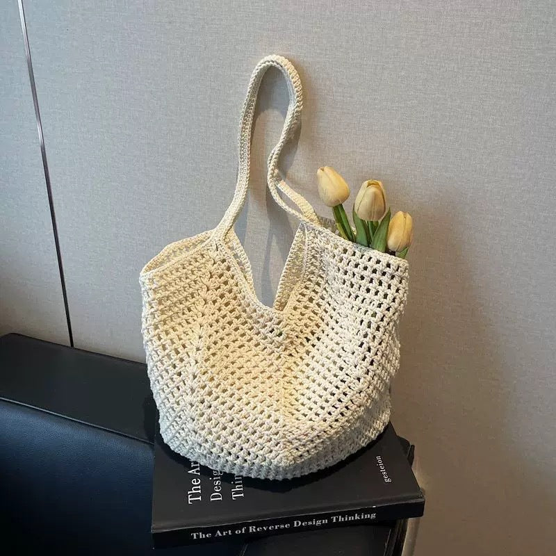 Beach Tote Bags, Bridesmaid Gift Bag, Crochet Beach Totes, Bachelorette Trip Gifts