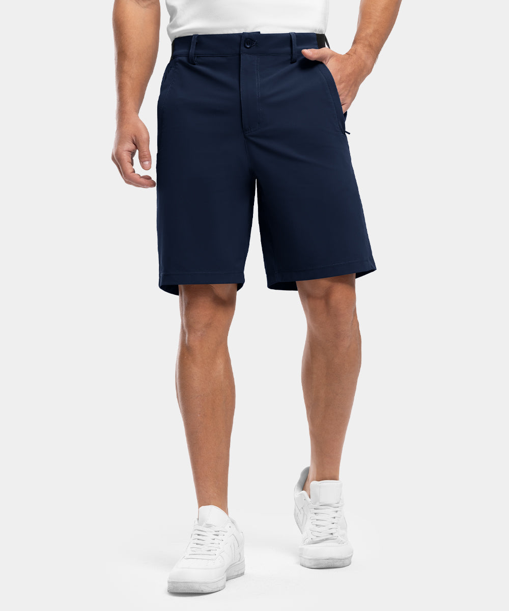 Men's Stretch Quick Dry Casual Work Golf Shorts, Five-Point Shorts