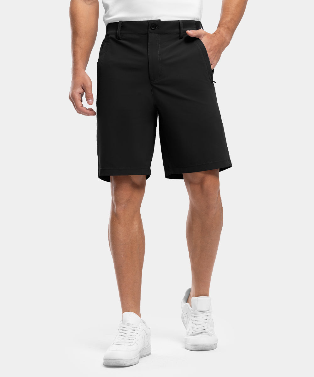 Men's Stretch Quick Dry Casual Work Golf Shorts, Five-Point Shorts