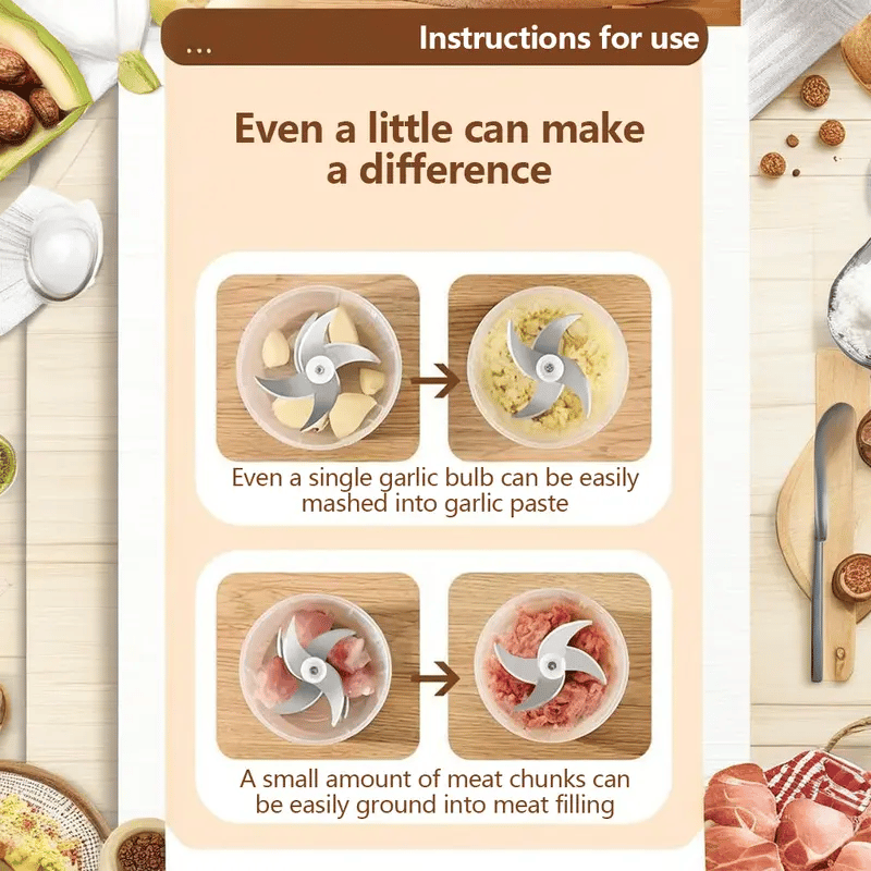 ✨Christmas Sale – Electric Garlic Chopper