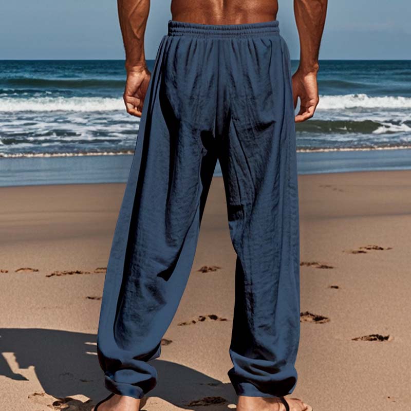 Men's Loose-Fit Straight-Leg Trousers – Comfortable, Breathable & Versatile – Ideal for Everyday Wear, Leisure & Work