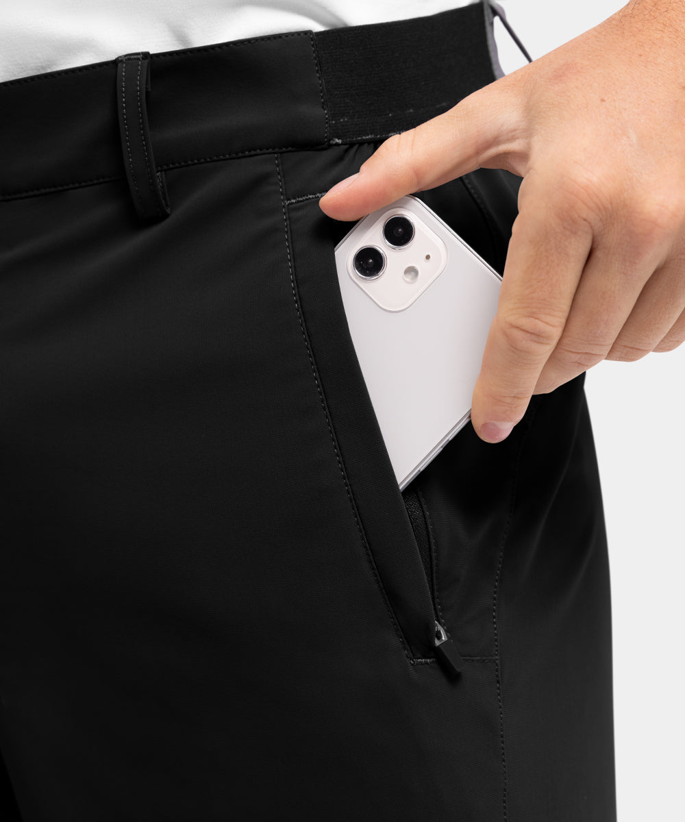 Men's Stretch Quick Dry Casual Work Golf Shorts, Five-Point Shorts