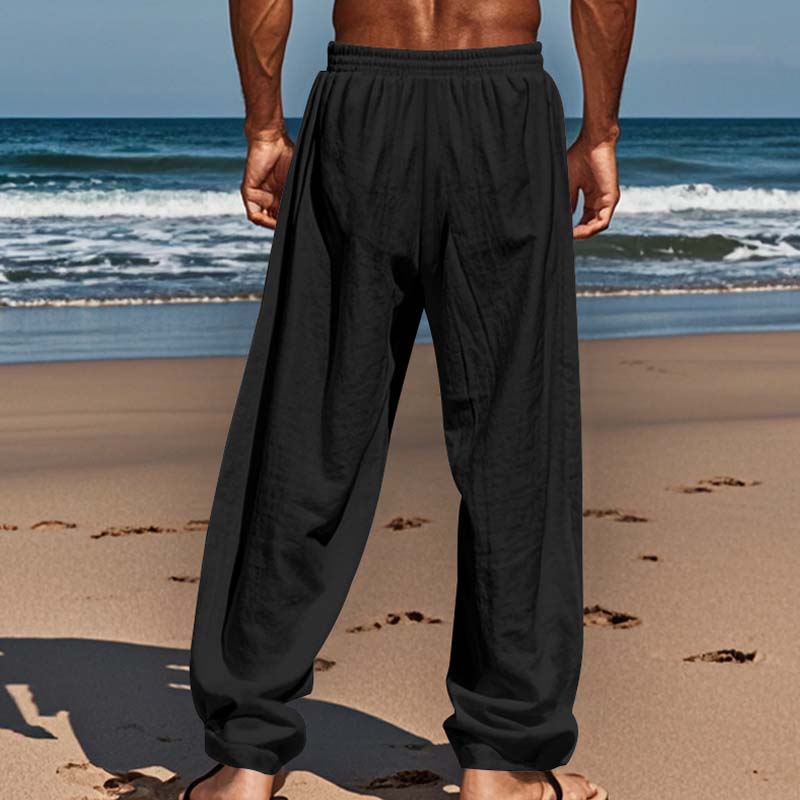 Men's Loose-Fit Straight-Leg Trousers – Comfortable, Breathable & Versatile – Ideal for Everyday Wear, Leisure & Work