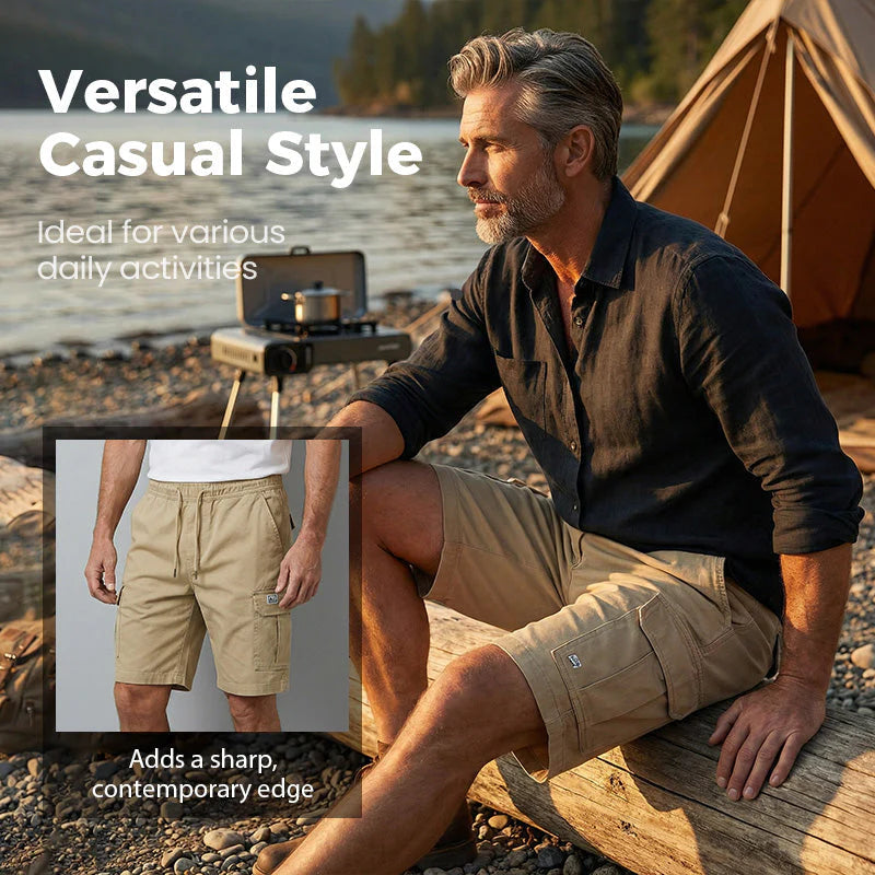 💎CARGO SHORTS! 💎 Lightweight & Breathable with Multi-Pockets for Summer Comfort 👴🩳