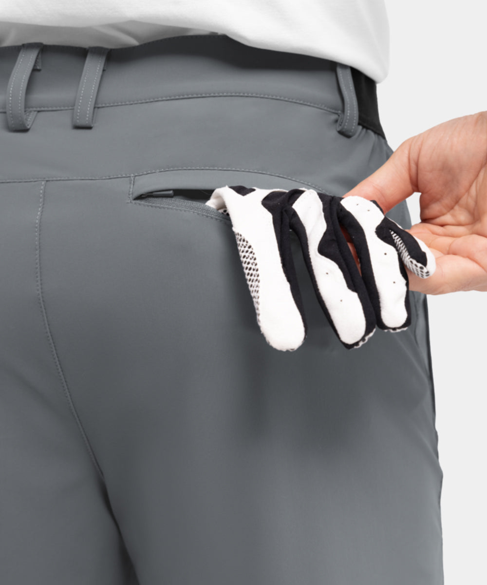 Men's Stretch Quick Dry Casual Work Golf Shorts, Five-Point Shorts