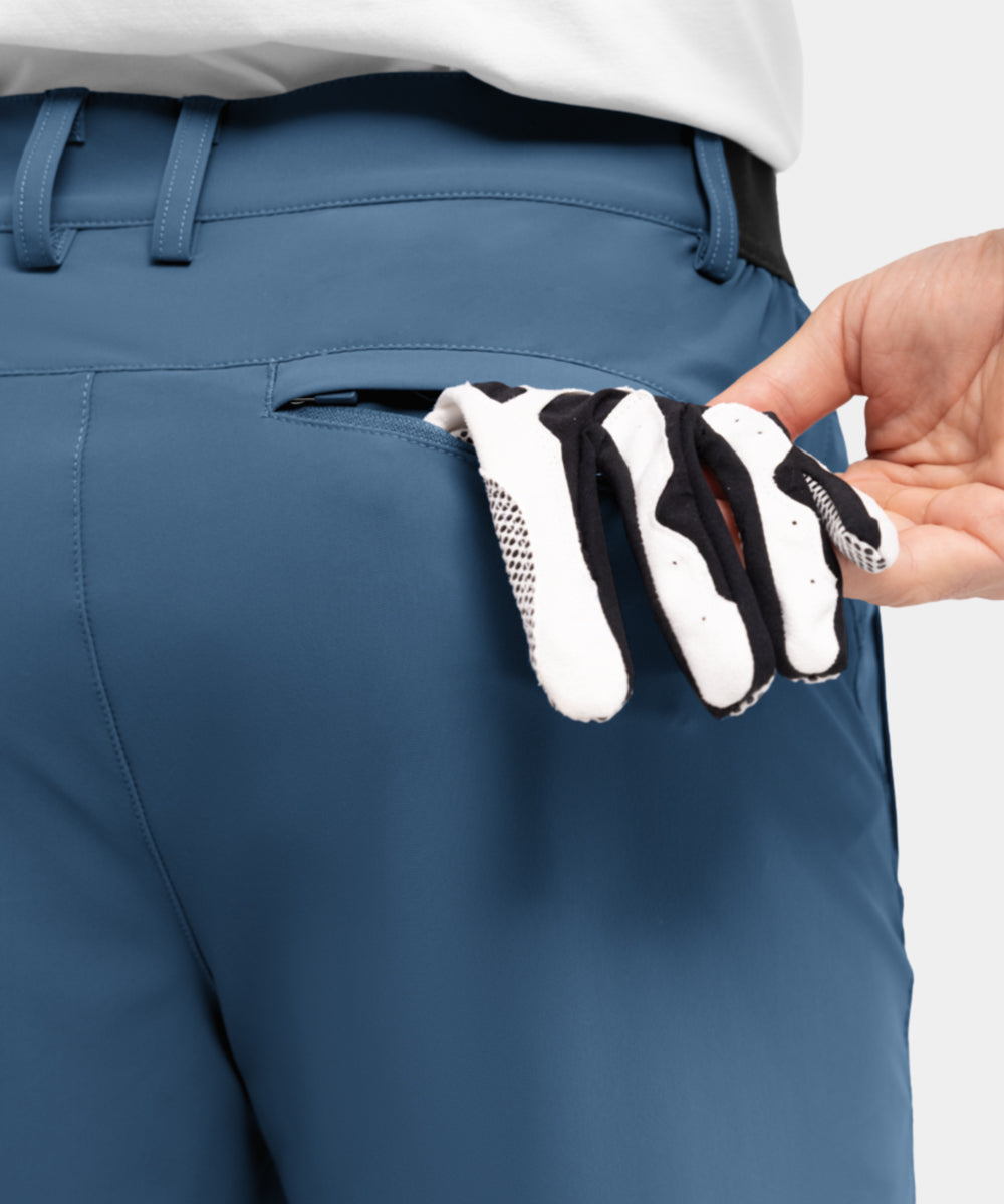 Men's Stretch Quick Dry Casual Work Golf Shorts, Five-Point Shorts