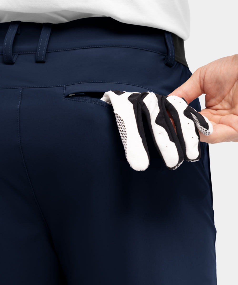 Men's Stretch Quick Dry Casual Work Golf Shorts, Five-Point Shorts