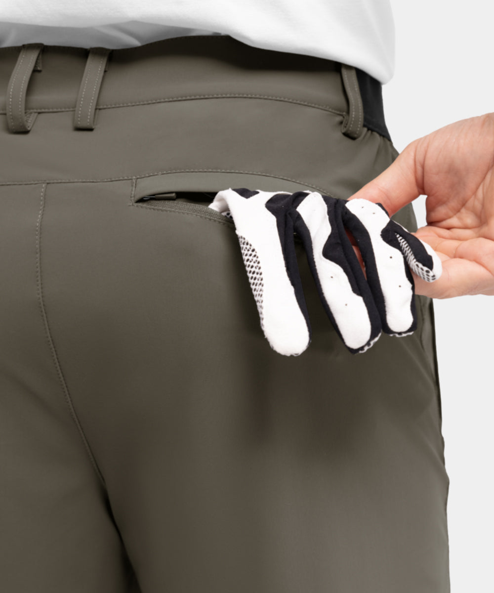 Men's Stretch Quick Dry Casual Work Golf Shorts, Five-Point Shorts