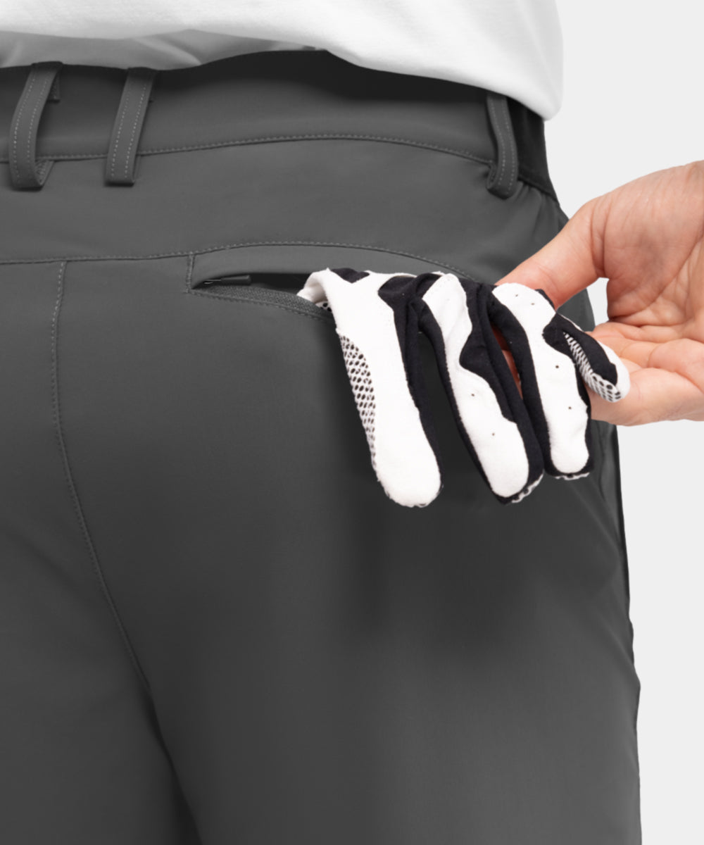 Men's Stretch Quick Dry Casual Work Golf Shorts, Five-Point Shorts