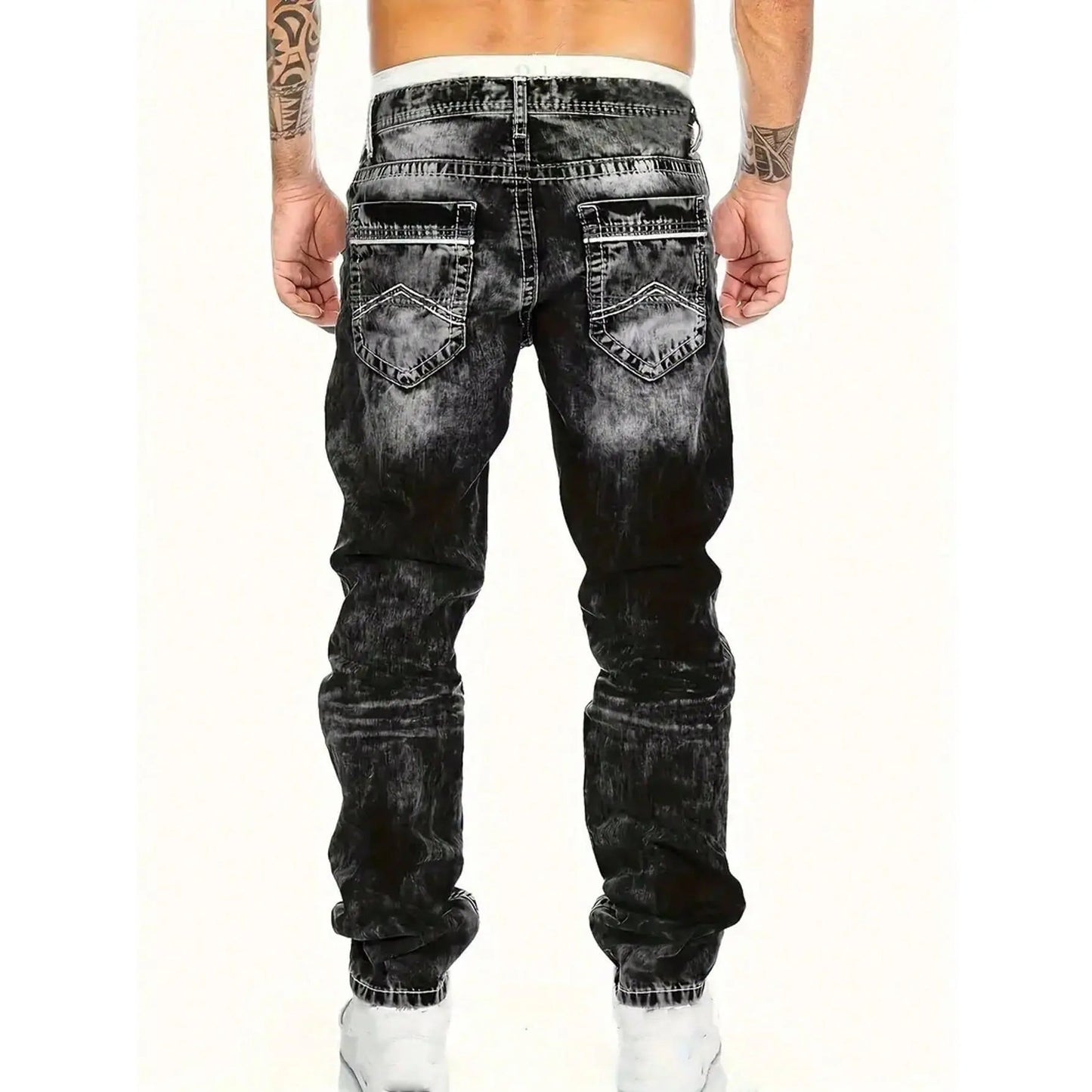 Effortless Summer Jeans for Men – Lightweight Stretch Fabric, Straight Cut, Versatile Styling ☀️👍