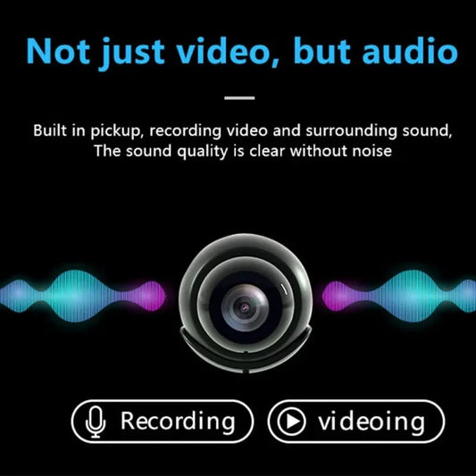 📸 1080P coin-sized wireless mini camera, can be installed anywhere, real-time remote monitoring via smartphone.