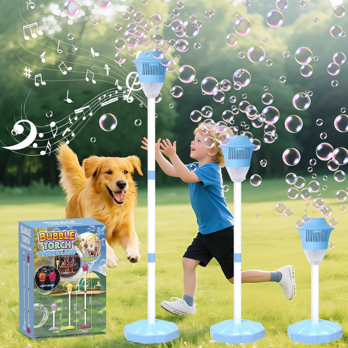 Automatic Upright Bubble Machine — Instantly Conjures a Dreamlike Shower of Bubbles! ✨