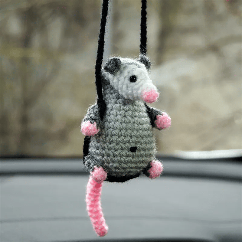 🔥 LAST DAY 49% OFF-Possum Car Charm(100% handmade knitting)