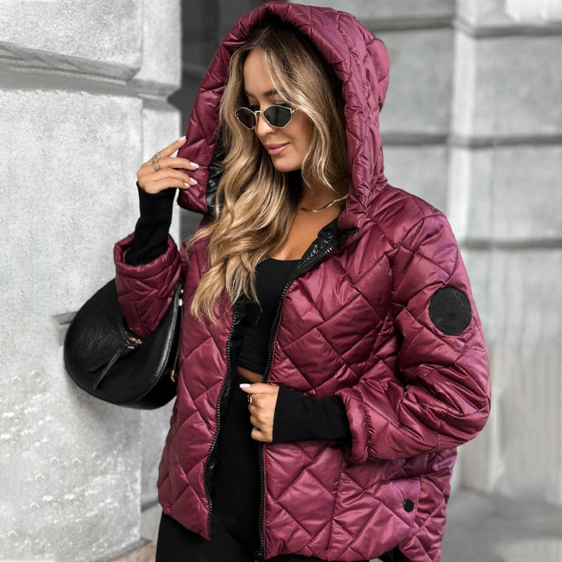 ⏳Women's Diamond-Quilted Down Jacket