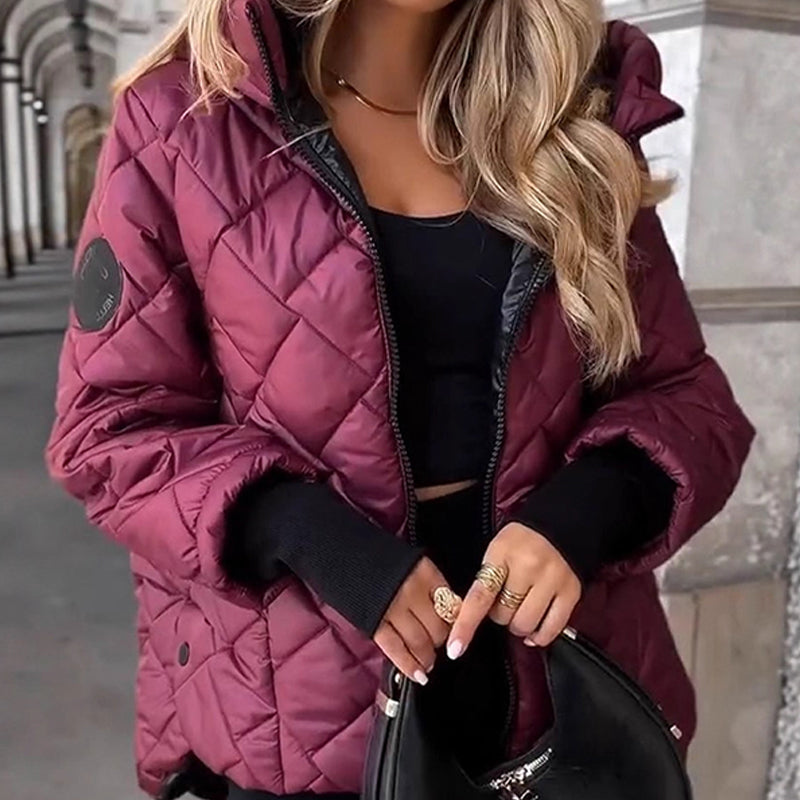 ⏳Women's Diamond-Quilted Down Jacket