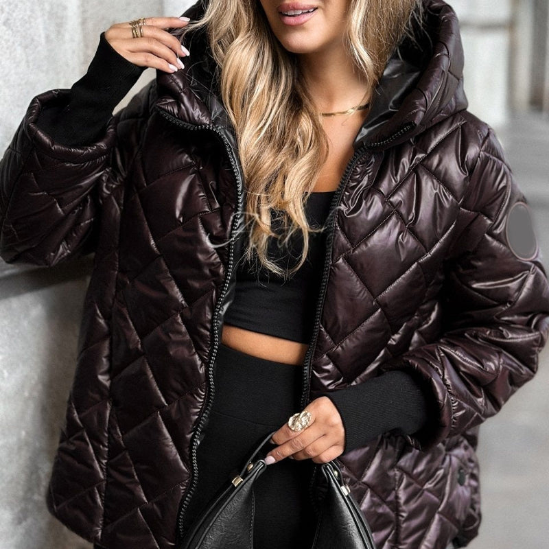 ⏳Women's Diamond-Quilted Down Jacket