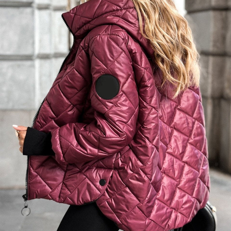 ⏳Women's Diamond-Quilted Down Jacket