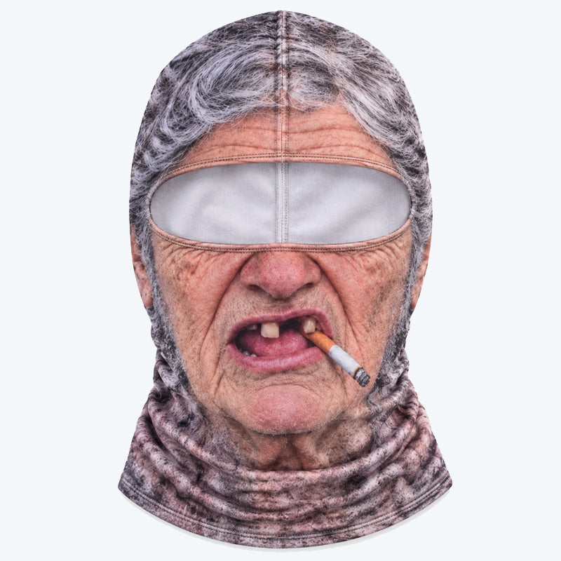 Funny Realistic Face Ski Mask – Hilarious Winter Party Gear for Outdoor Groups