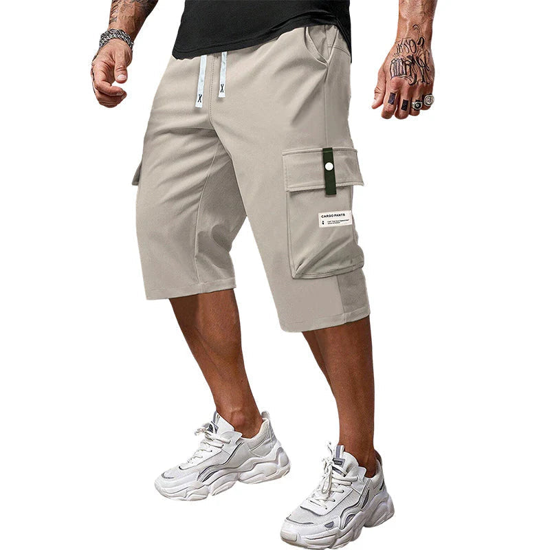✨🔥Casual 3/4 cargo trousers for men with drawstring🩳