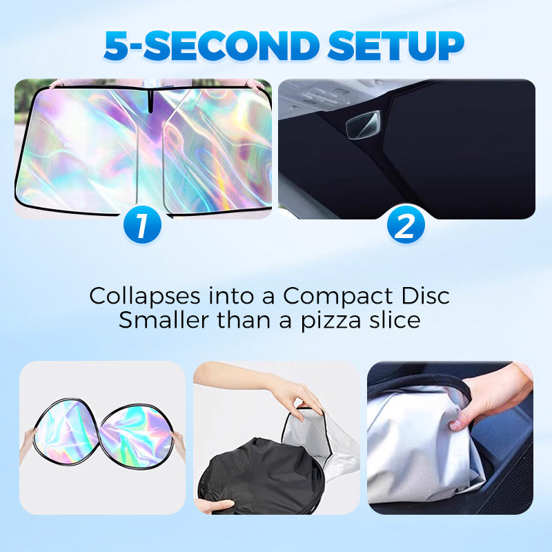 🌞🌈Laser Car Windshield Sunshade