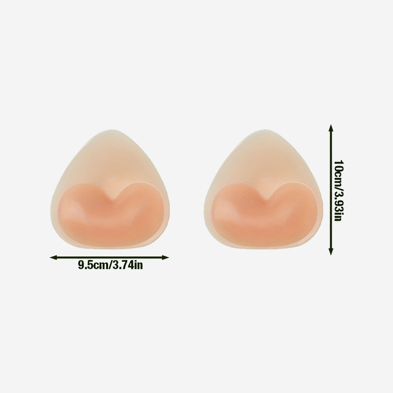 Invisible Push-Up Triangle Bra Pads for Swimwear & Bikinis | Self-Adhesive Waterproof Breast Enhancers | Reusable & Discreet Inserts