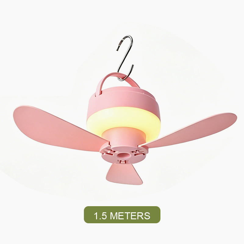 Rechargeable Fan with Light