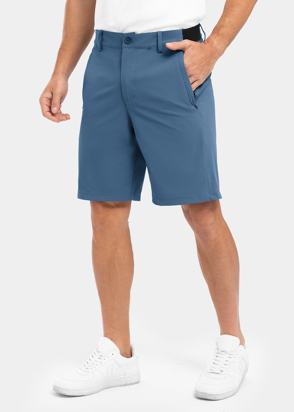 Men's Stretch Quick Dry Casual Work Golf Shorts, Five-Point Shorts