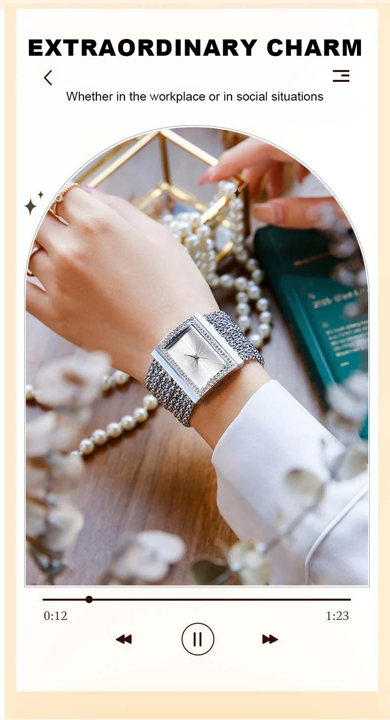 Ladies' Diamond-Set Quartz Watch