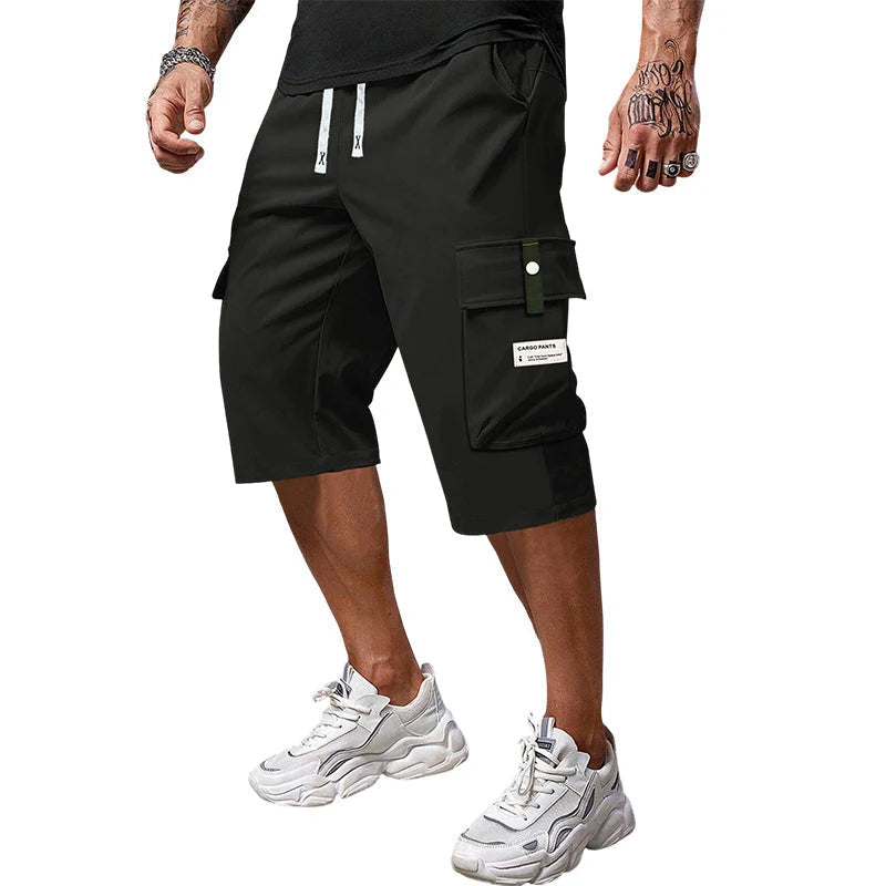 ✨🔥Casual 3/4 cargo trousers for men with drawstring🩳