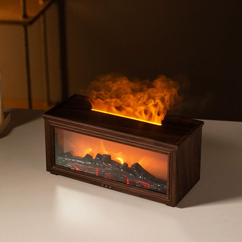 Humidifier With Vintage Fireplace