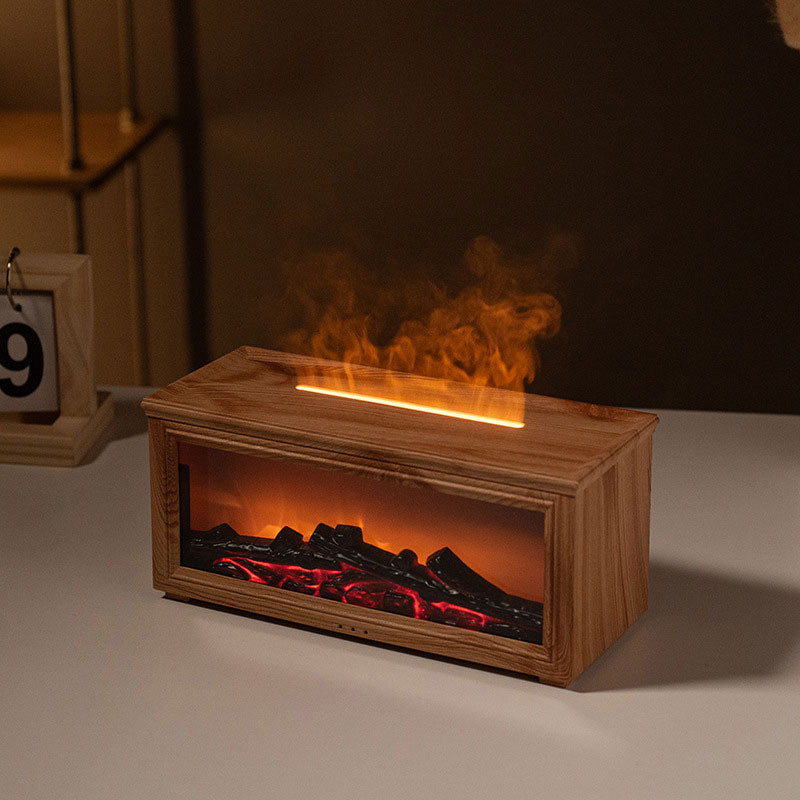 Humidifier With Vintage Fireplace