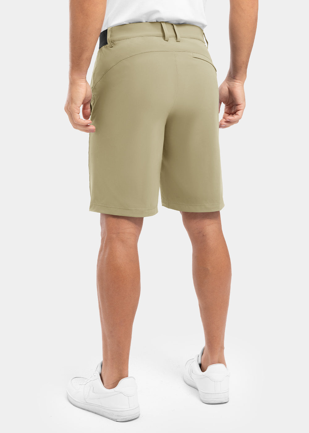 Men's Stretch Quick Dry Casual Work Golf Shorts, Five-Point Shorts