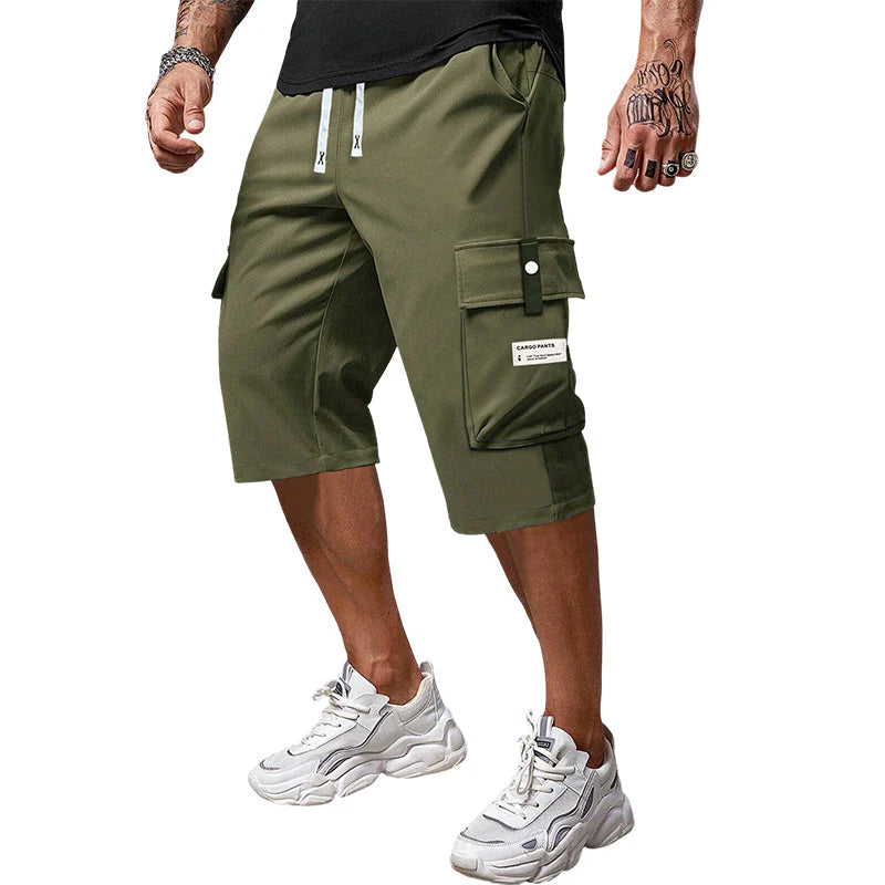✨🔥Casual 3/4 cargo trousers for men with drawstring🩳