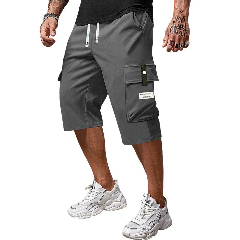 ✨🔥Casual 3/4 cargo trousers for men with drawstring🩳
