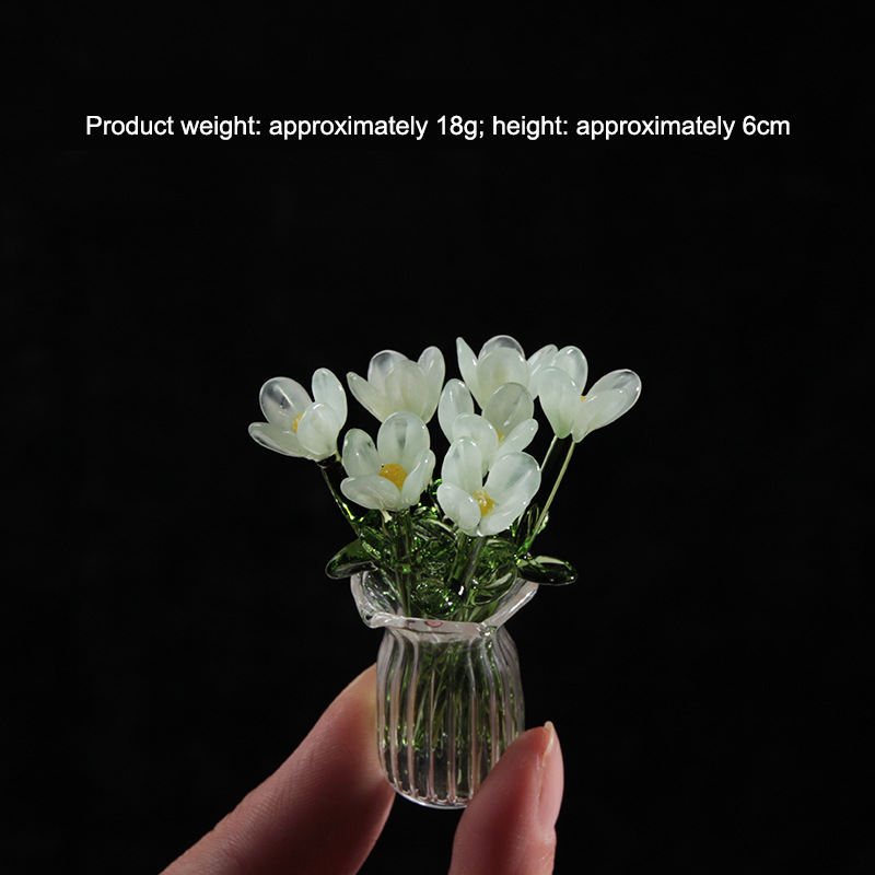 Glass Flower Ornament