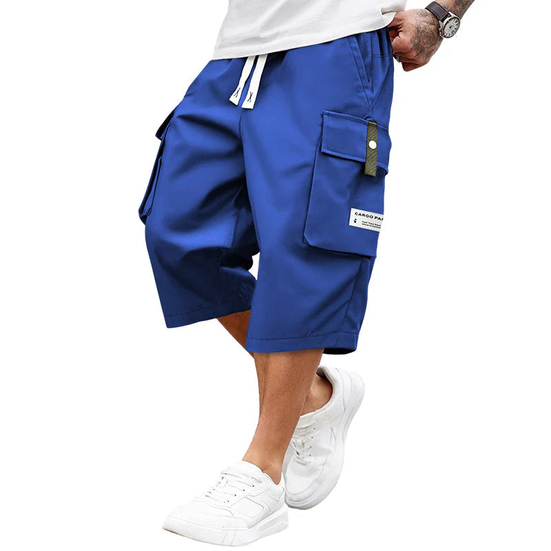 ✨🔥Casual 3/4 cargo trousers for men with drawstring🩳