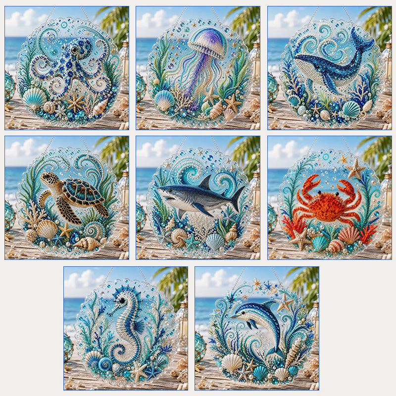 Handmade Acrylic Ocean DIY Hanging Decor