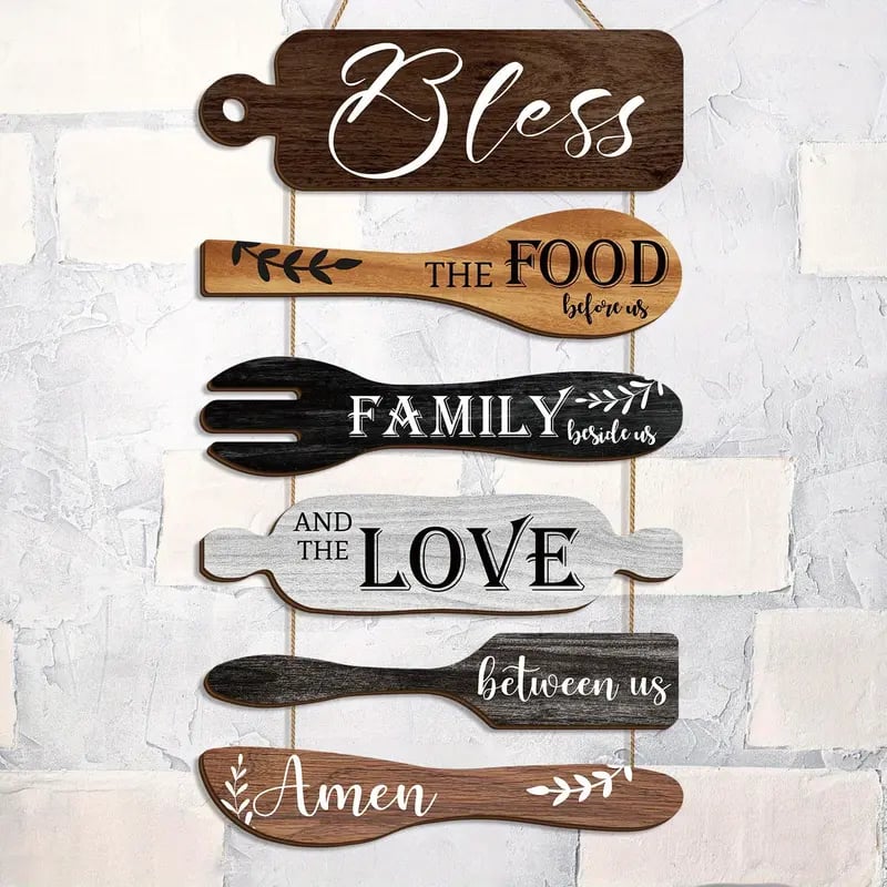 🔥LAST DAY 50% OFF - Wooden Kitchen Wall Decor