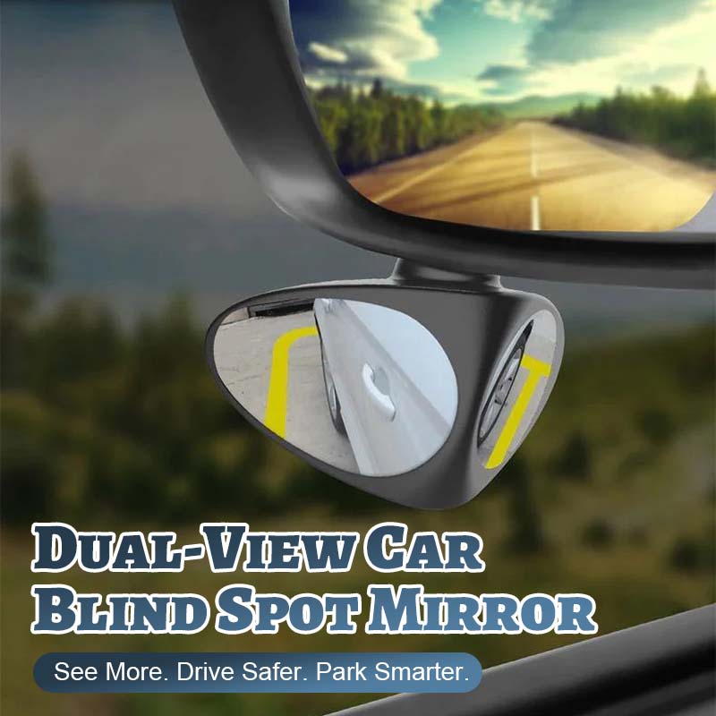 Dual-View Car Blind Spot Mirror