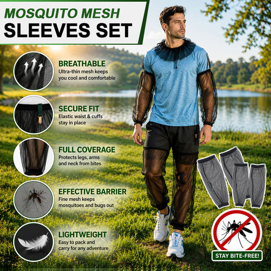 No More Bites! Anti-Mosquito Mesh Sleeves Set