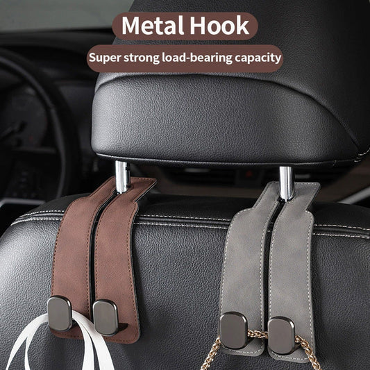 🚗🔩 Dual‑Hook Car Phone Hanger — 5kg Capacity, Clutter‑Free Drive
