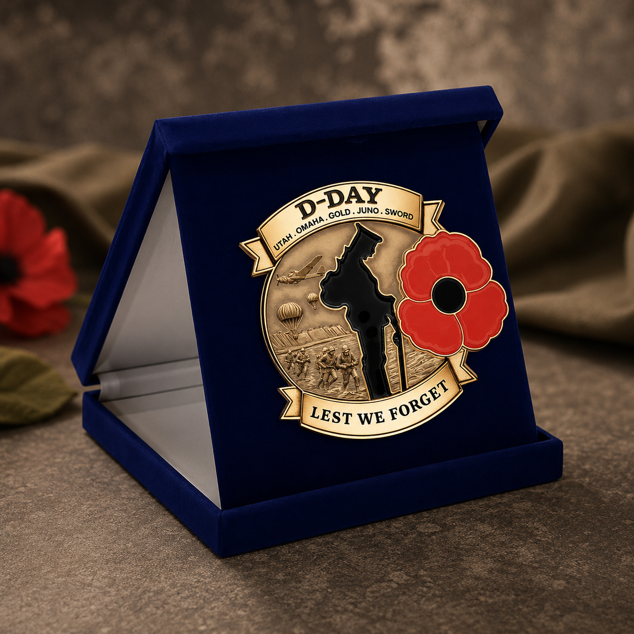 🪖✨ 80th Anniversary Commemorative Brooch — Preserve History, Carry the Story