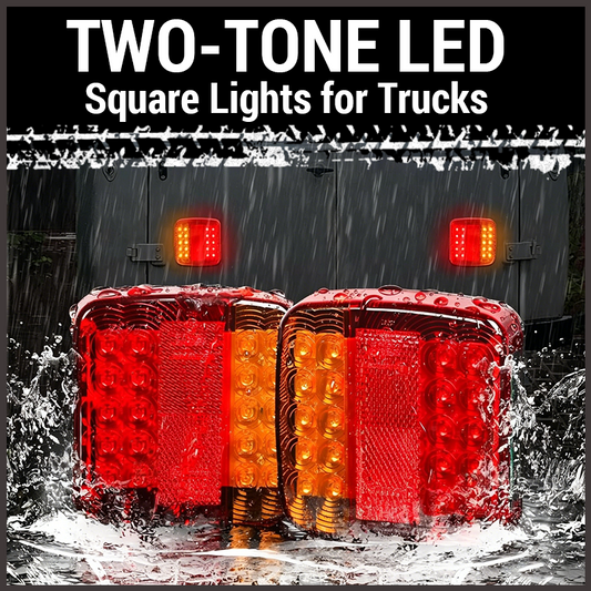 🔥LAST DAY – 50% OFF🔥LED Dual-color Square Lights For Trucks And Vans