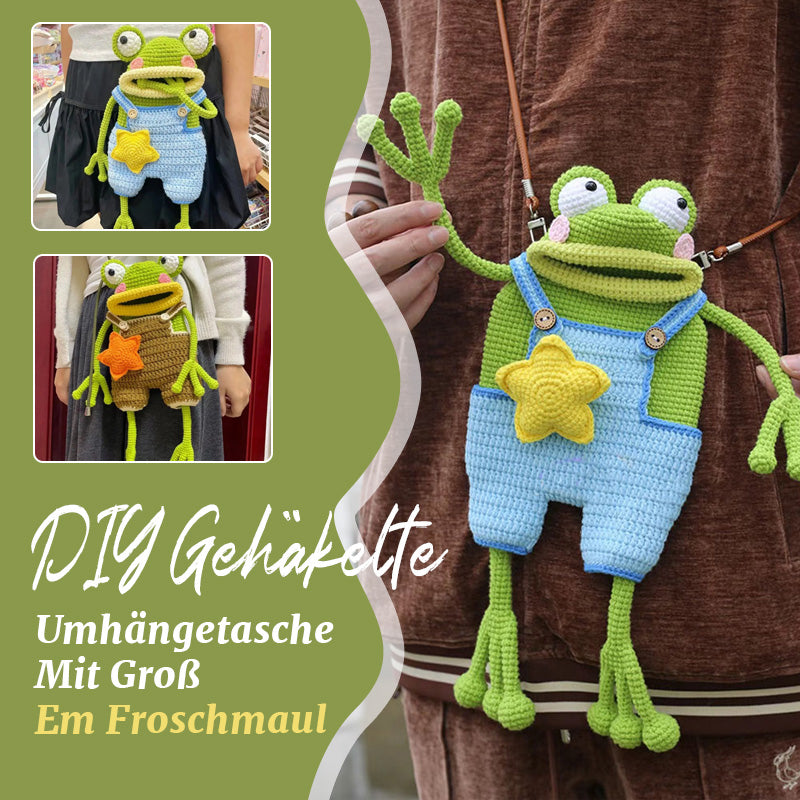 Big Mouth Frog Crossbody Bag