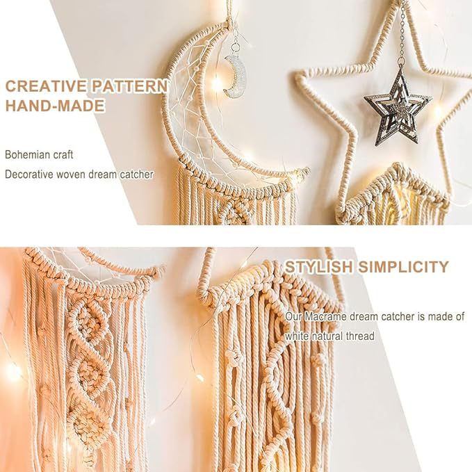🌙Dreamy woven wall decoratio