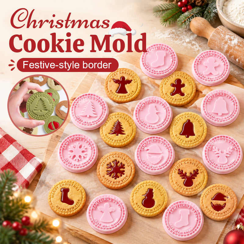 🍪Christmas 3D Stuffed Cookie Press Mold Set