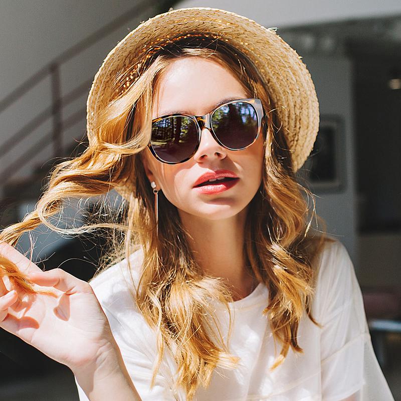 😎Sunglasses with UV380 protection, suitable for glasses