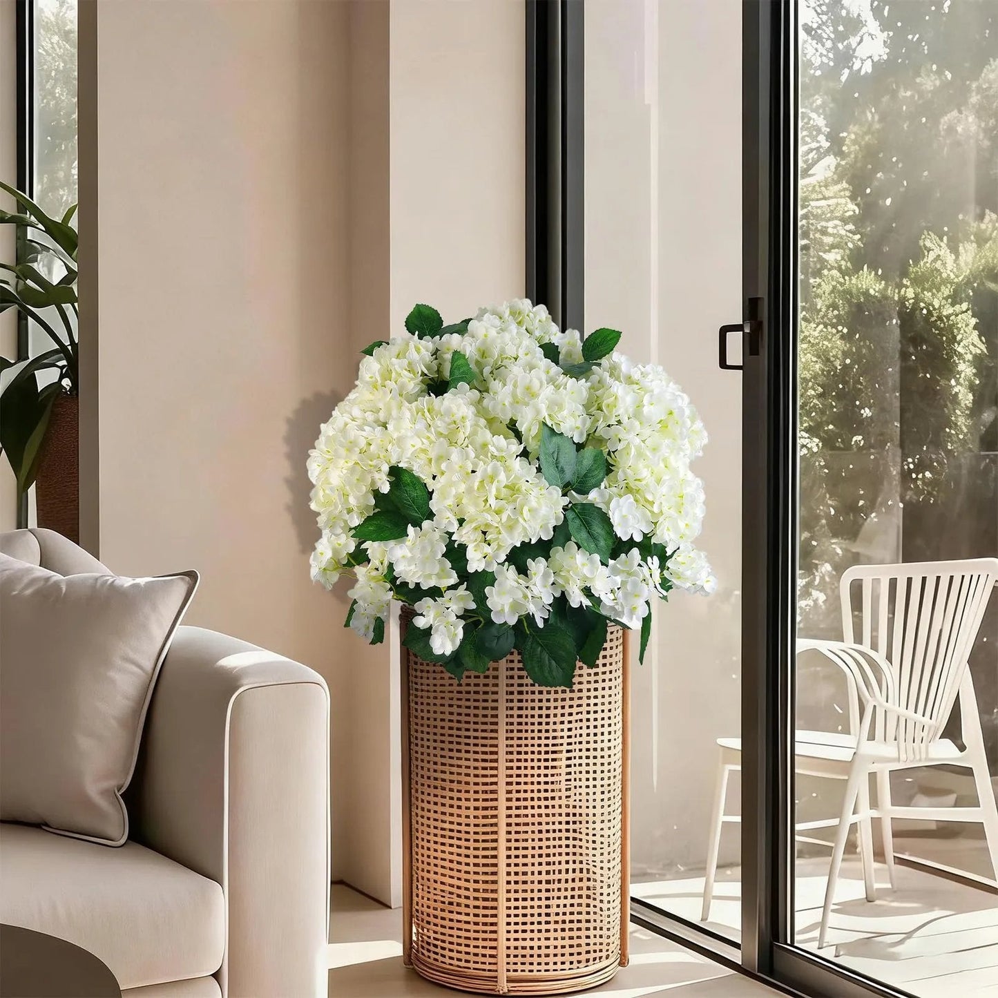 🌼Artificial hydrangeas for outdoor use – UV-resistant, waterproof, and wind-resistant💐🌸