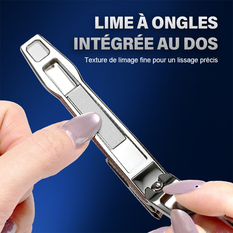 360-Degree Rotating Stainless Steel Multi-Purpose Nail Clipper